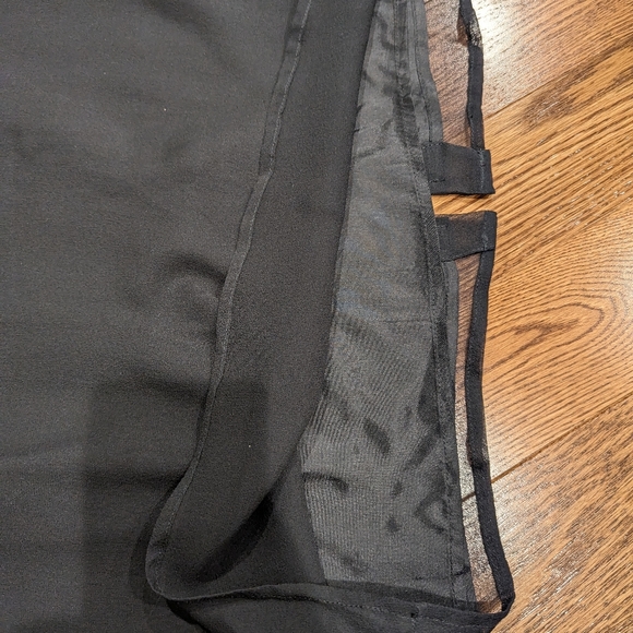 Donna Morgan Silk Sleeve-less Sheath Dress with Rhinestones - Picture 9 of 11